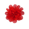 Shiffon children's hair accessory lapel pin, 5cm, wholesale, 40 colors