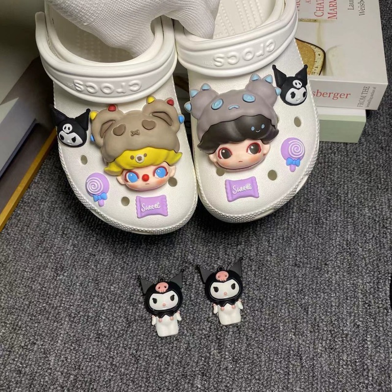 バブルマート 3D アクセサリー立体人形下駄取り外し可能な靴花靴バックルかわいいパーソナライズされたバックルイン|undefined