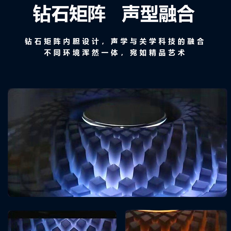 Huaqiangbei Bluetooth スピーカー Harman Kardon Glaze 4 オーディオ サブウーファー ホーム デスクトップ リトル Harman クリスタル 4 スピーカー|undefined