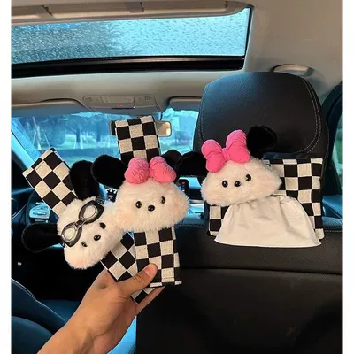 Cute Decoration, Hanging Armrest Box | Car tissue box/set