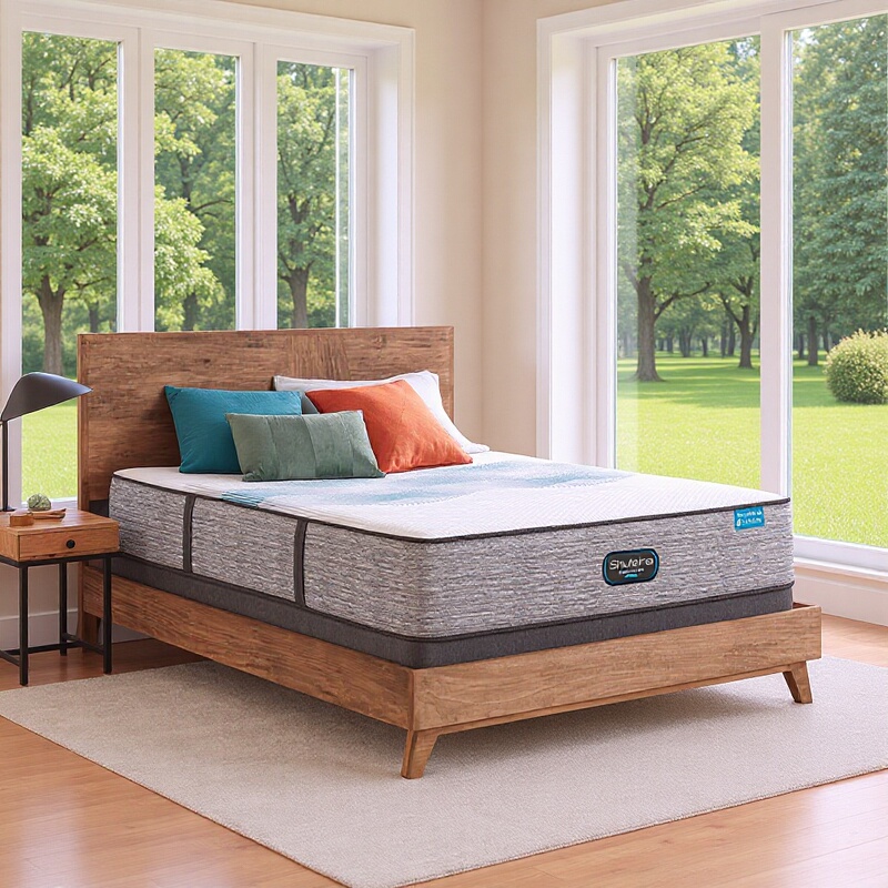 Simmons Gel Memory Foam Mattress, Thick Five-Star Hotel Latex Independent Pocket Spring Mattress for Home Bedroom