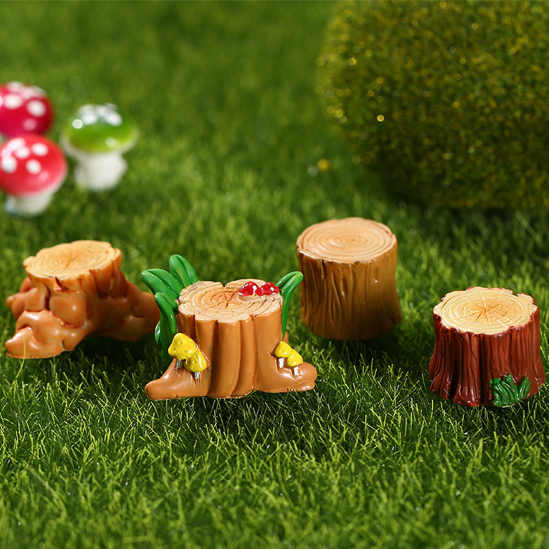 New era stump tree stump micro landscape ornaments meat ornaments gardening resin crafts shooting props New era stump tree stump micro landscape ornaments meat ornaments gardening resin crafts shooting props