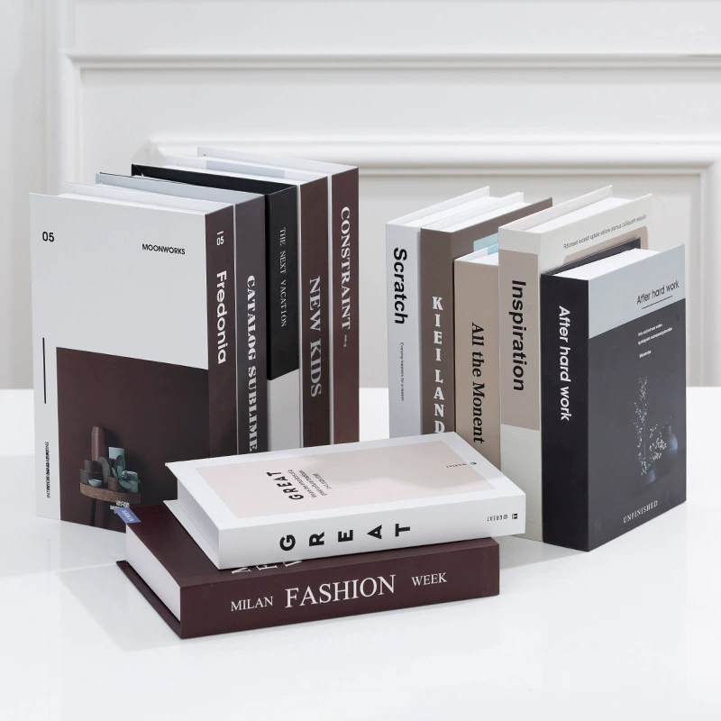 Нордик новинка современная английская поддельная книга украшения модная тенденция имитационная книга простая декоративная книга креативная и универсальная