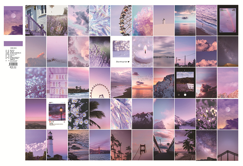 Yuniao cerrado dedo del pie etiqueta libro deseando Club serie retro creativo Collage artístico diario material de base papel 6 tipos