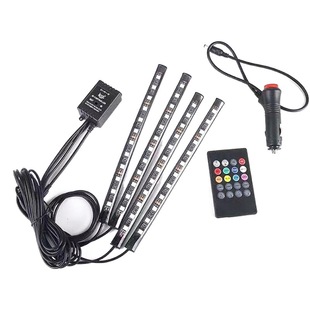 Car interior plantar atmosphere light car voice control music rhythm light colorful footrest light decorative atmosphere light