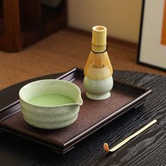 日本製抹茶ボウル、抹茶、宋代茶道具、陶磁器茶碗、茶杯、泡立て器、抹茶ブラシ、茶筅セット