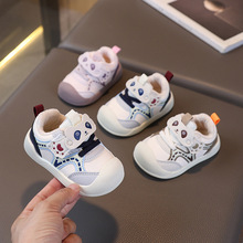 一件代发冬季新款儿童运动鞋二棉加绒婴幼儿学步鞋软底男童机能鞋