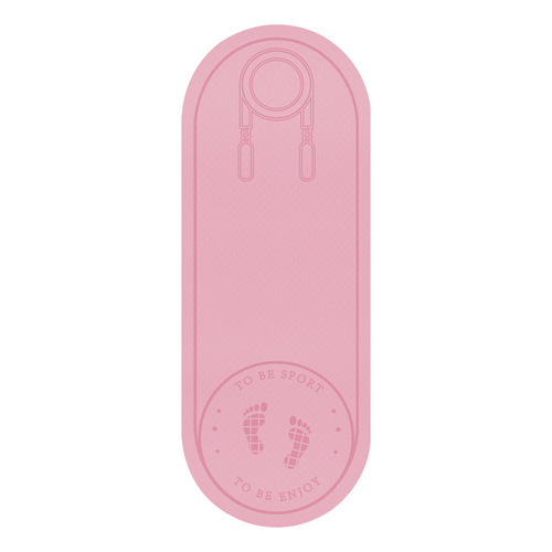 Jump rope mat, soundproof and shock-absorbing mat, home indoor fitness, jump rope dance, sports buffer, silent TPE yoga floor mat