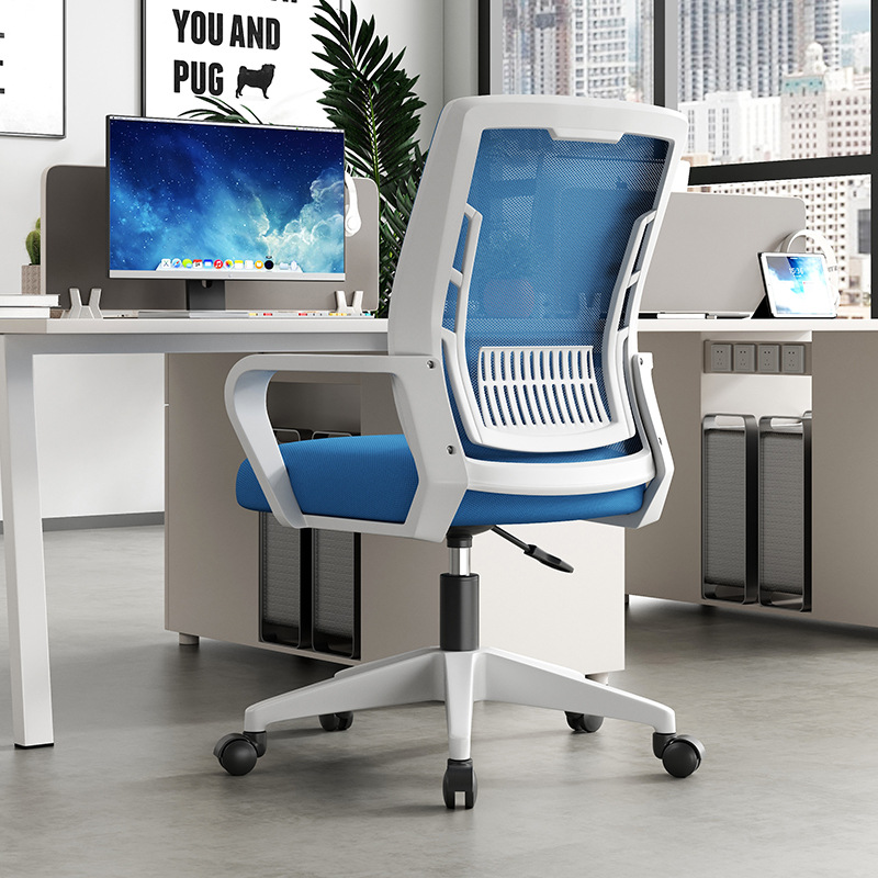 Estilo 3 marco blanco malla azul