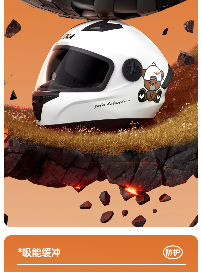 New National Standard 3C Certified Electric Motorcycle Helmet for Men and Women, Winter Warm Motorcycle All-Season Cycling Full-Face Helmet, Lightweight