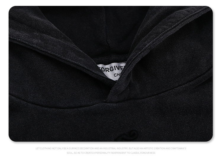 Ανδρικά Ρούχα Νέας Τάσης Μάρκα Εξατομικευμένη Κατασκευή Αντι-Αυτοκίνητο Σχεδιασμός Χειροτεχνίας Καθαρό Χρώμα High Street Φούτερ με Κουκούλα για Άνδρες και Γυναίκες_voghion.com