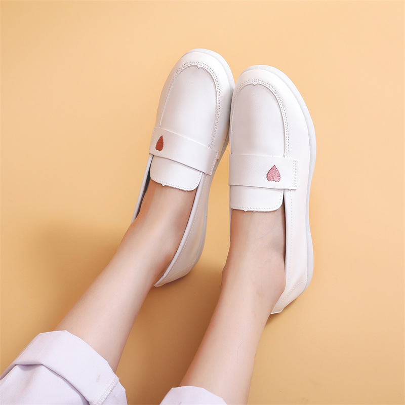 护士鞋女软底白色透气医护工作鞋不累脚舒适防滑平底四季单鞋批发