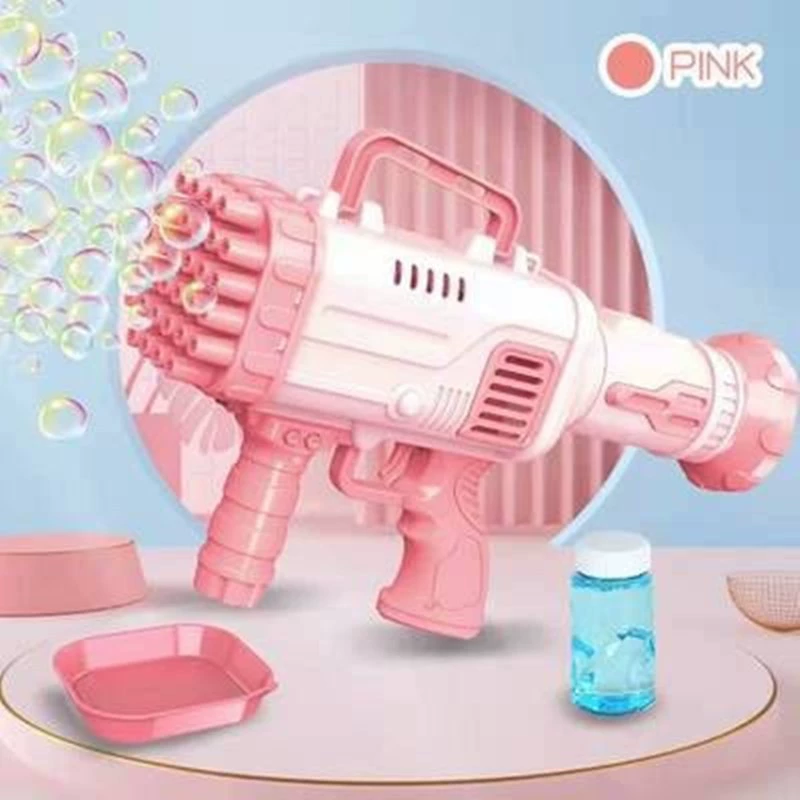 Electric automatic bubble machine, lightweight music camera, bubbles, bubble gun, toy, fully automatic