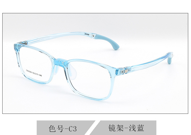 Protección del medio ambiente seguridad moda engranaje ajustable deportes antideslizante gafas pierna de silicona almohadilla de la nariz puede ser equipado con gafas de miopía marco