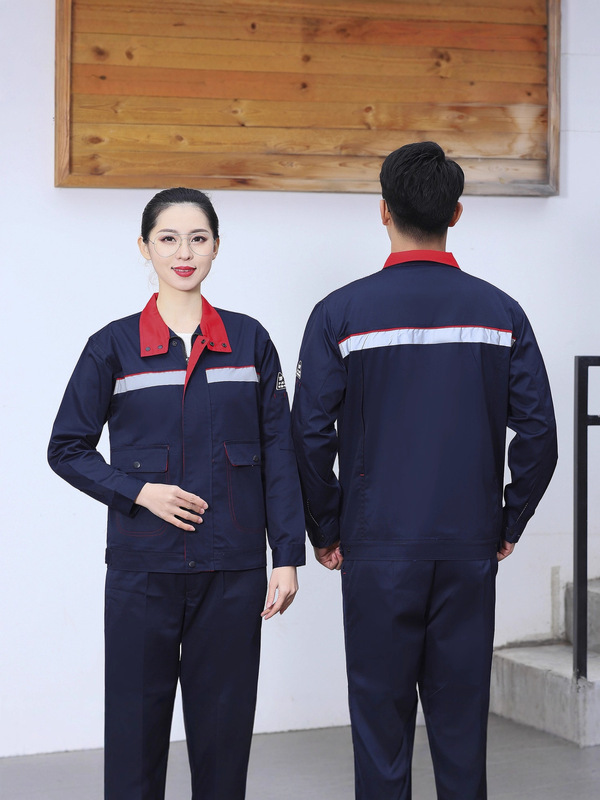 春秋防静电工作服耐脏耐磨劳保服套装加油站工服透气工装车间厂服|undefined