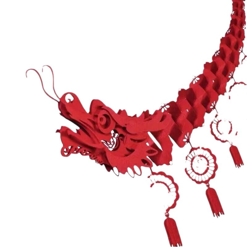 Longteng Xiangrui новогодний танец цветок дракона стерео подвесной орнамент магазин Организация весеннего фестиваля украшения интерьера новоселье подвесные фонари