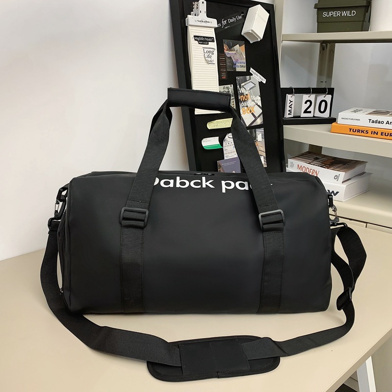 Viaje de negocios de corta distancia, bolsa de equipaje separada en seco y húmedo, bolsa de gimnasio impermeable para deportes, bolsa de viaje portátil de gran capacidad ligera y resistente al desgaste