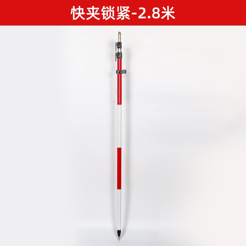 メーカーは輸出紅白対中ロッドプリズム棒測定棒棒工事マッピングRTK/GPS伸縮棒を供給している|undefined