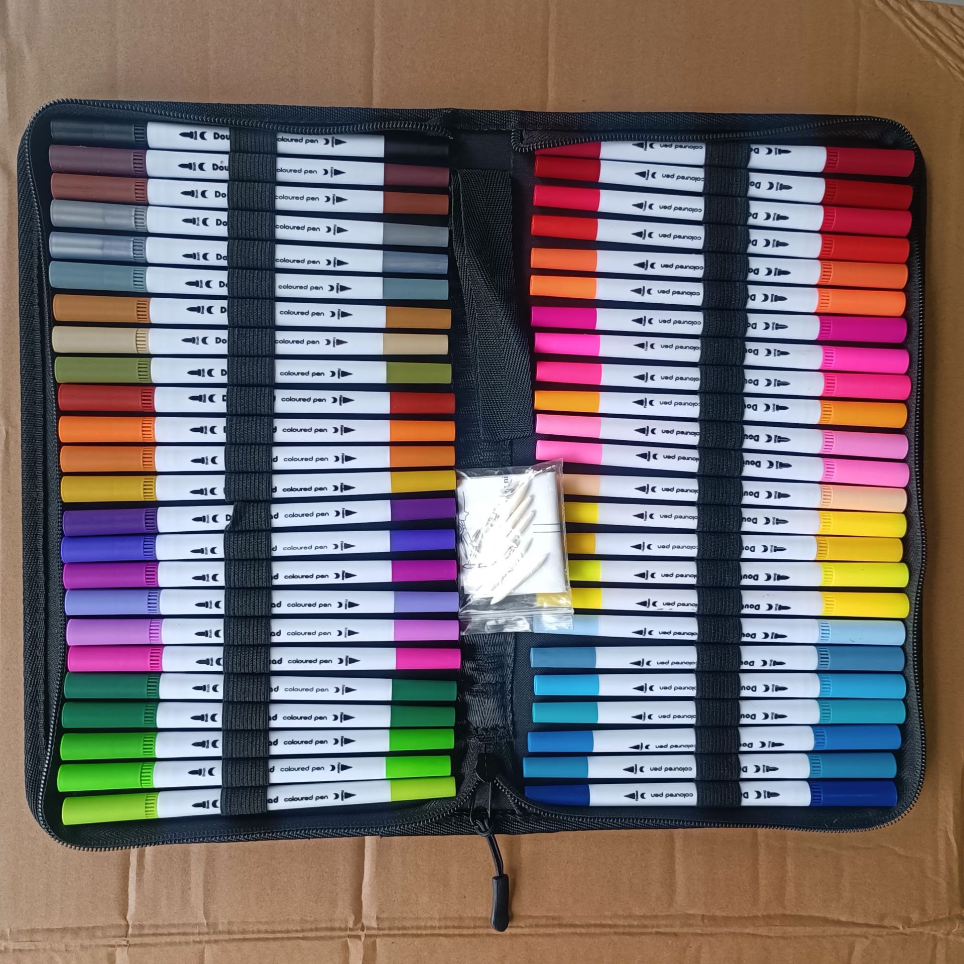 Bolígrafo de acuarela de doble punta, 120 colores, lavable, respetuoso con el medio ambiente, juego de pinceles para niños, pintura artística para estudiantes, bolígrafo de línea de gancho a base de agua