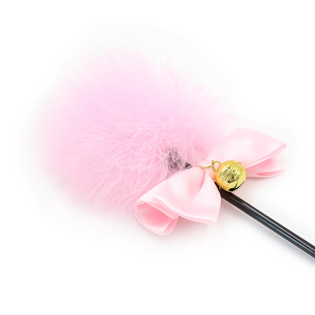 Tienda de fábrica juguetes sexuales juguetes adultos Rosa pluma mano raqueta multifuncional juguete Bell belleza cuero raqueta image 5
