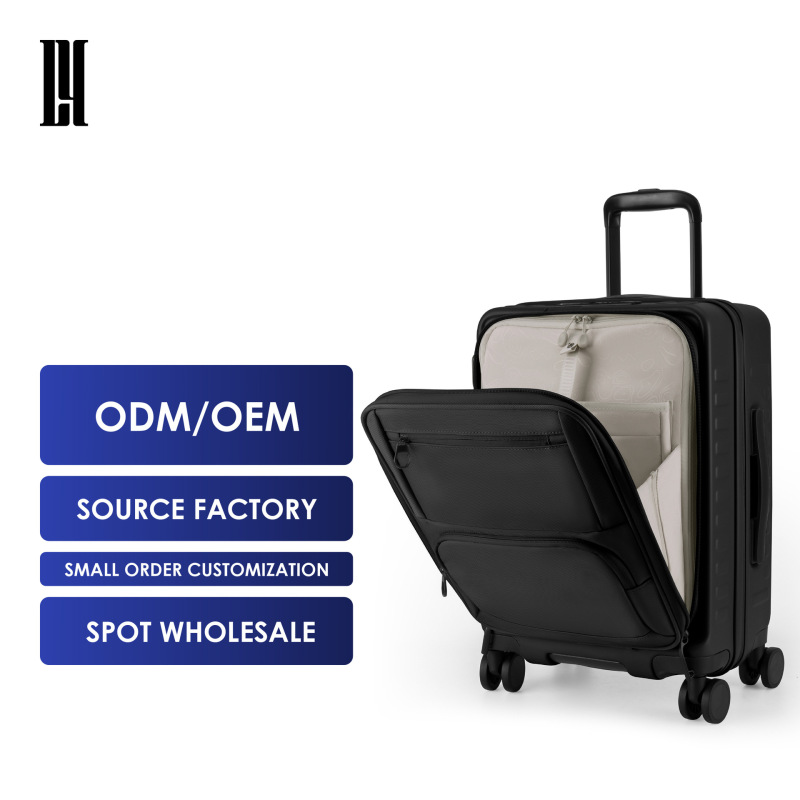 Customized Trolley Suitcase with Silent Universal Wheels, 30inch Expandable Large-Capacity Travel Suitcase with Tsa Customs Code Lock