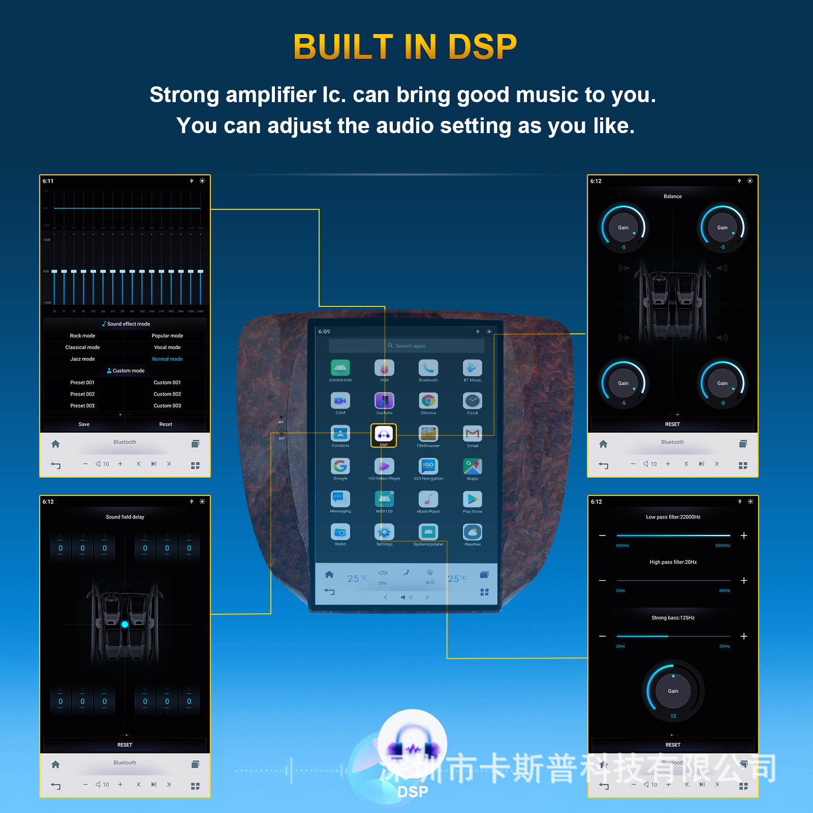 Car Multimedia Navigation for Chevrolet Tahoe 2007-2012 Android GPS