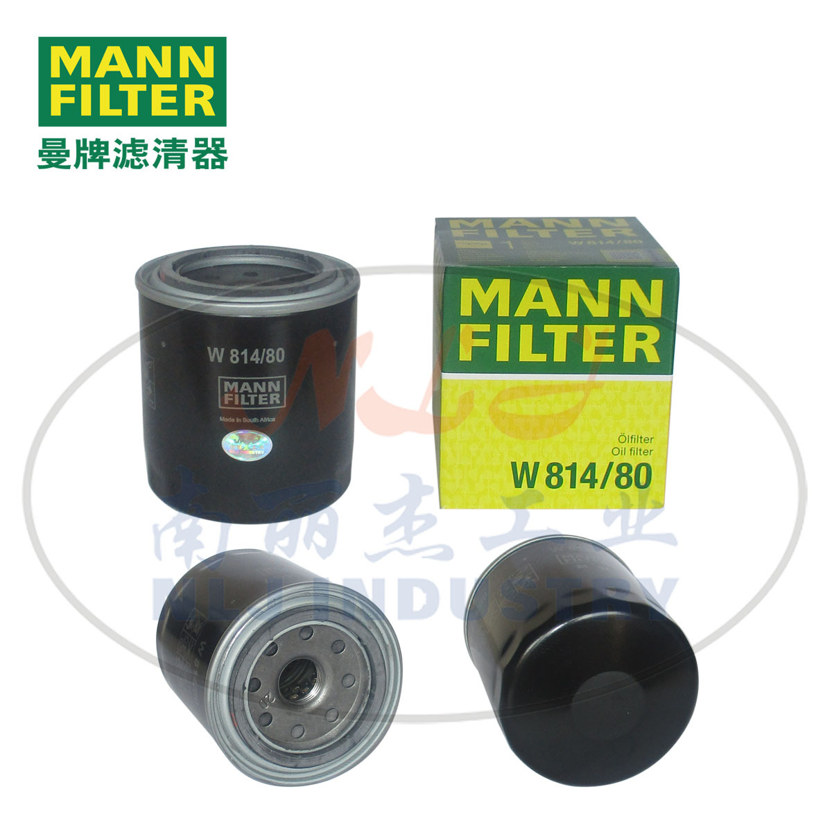 W814/80油滤MANN-FILTER滤清器曼牌机油滤芯
