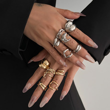 �W���羳�Ʒ ins�L��Ҏ�t�����ָ���b ˮ�ζ��ӺϽ�ring�P����