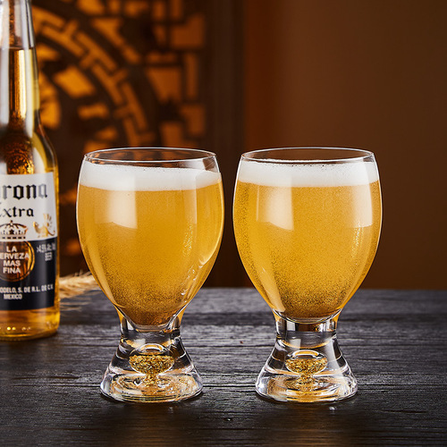 Luxury casual high-end craft beer mug wheat beer mug home use Instagram glass cup creative cold drink cup wine glass single piece