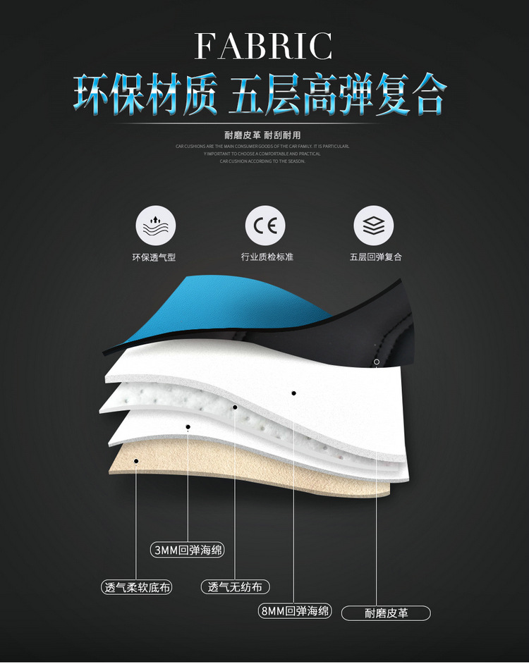 Car Seat Cushion, Universal for All Seasons, Fully Enclosed Leather Seat Cover, 2025 New Seat Cover, Summer Ice Silk Fully Enclosed Seat Cushion