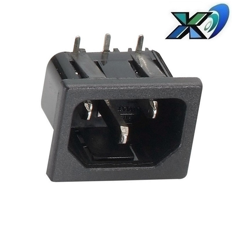 批发AC插头 厂家直销电视机电源接口  大电流AC插头6A125v/250v