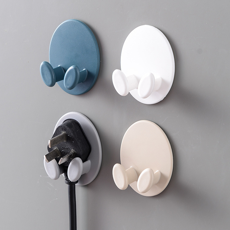 Cute hook oval plug multi-functional storage hanger wall line creative hook money new style