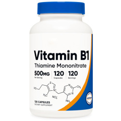 现货供应 亚马逊爆款维生素B1胶囊 Vitamin B1 工厂直发支持OE M
