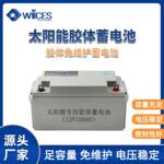 免维护太阳能路灯胶体储能蓄电池大容量12V65Ah光伏离网发电电池