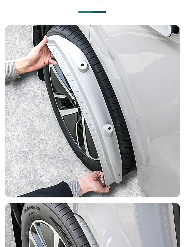 24/25 Model Li Auto I6I8L6L7 Rear Door Liner Mudguard Mudflap No-Drill Rear Tire Upgrade Special