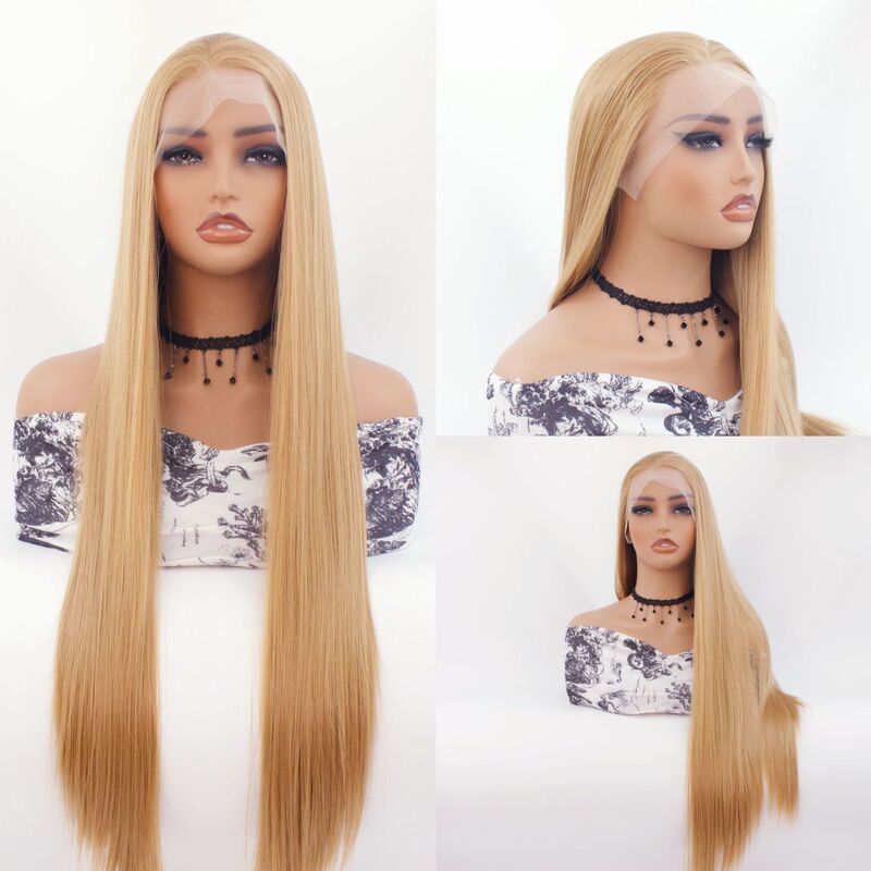 13*4 lace wig wine red lace front wig synthetic hair pre-pull lace forehead wig belt baby