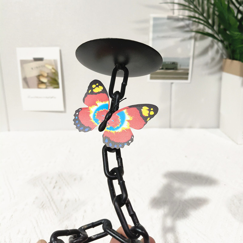 Adornos de candelabros de estilo europeo Mesa de comedor Cena a la luz de las velas Decoración del hotel Decoración de cera Arte de hierro Adornos de candelabros exclusivos transfronterizos