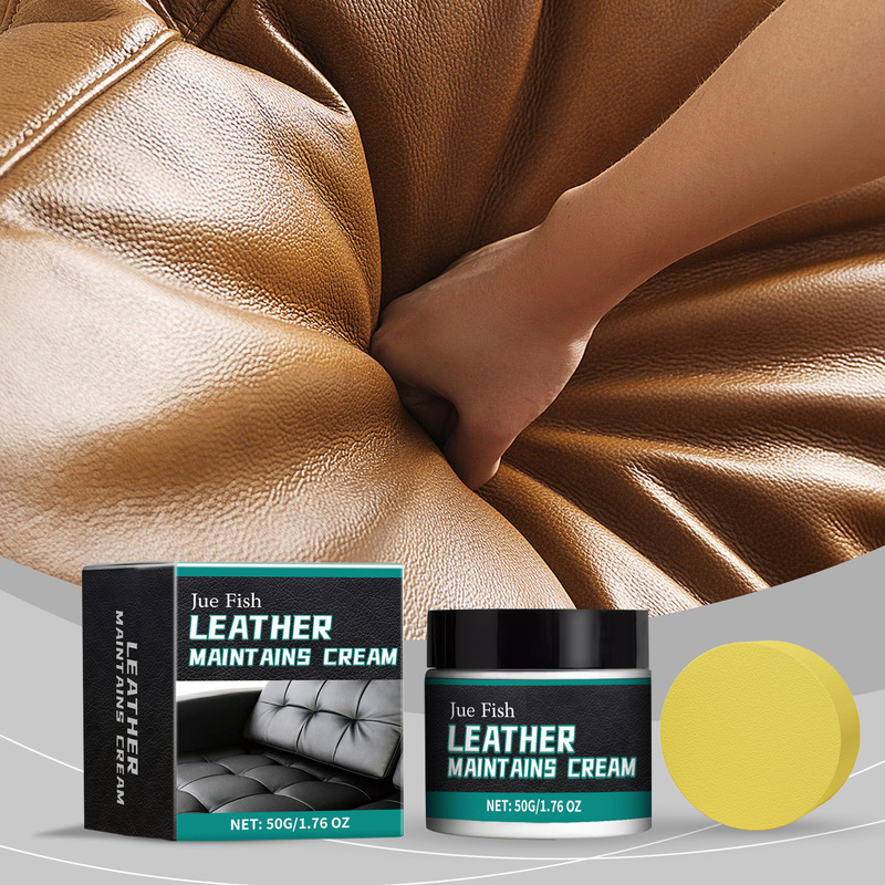 JUE FISH Leather Care Paste Furniture Leather Boots Coat Sofa Cleaning Care Polished Leather Care