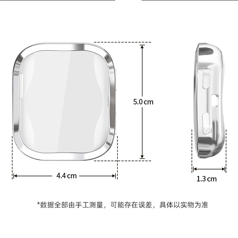 Suitable for Huami Amazfit BIP6 full-inclusive TPU protective case Yuewo A2435 watch electroplated watch protective case 4