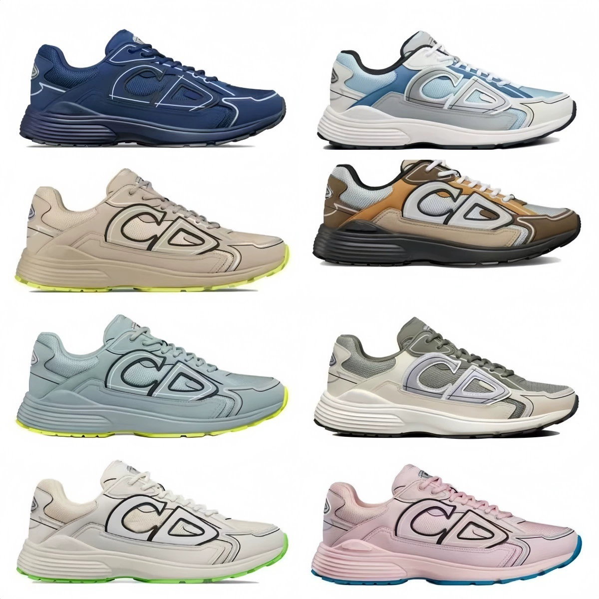 Кроссовки Putian для мужчин и женщин, оригинальные, спортивные, высокая версия, дышащие, повседневные, в стиле "dad shoes", с надписью CD, для трансграничной торговли.