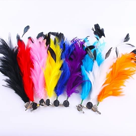 羽毛、羽绒;场地布置道具;发夹