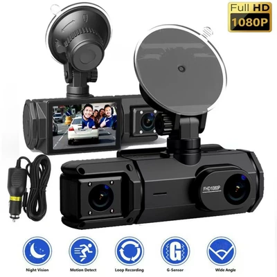 Cross-Border Wholesale New High-Definition 1080P Three-Recording Driving Recorder with Mobile Phone Interconnection Infrared Night Vision Car Dvr (Driving recorder) - no-memory-card-dual-recording-mobile-phone-interconnection