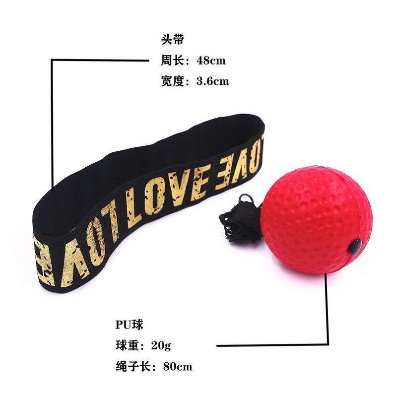 Head-Mounted Boxing Ball for Reaction Speed Training, Stress Relief, and Fitness for Home Use