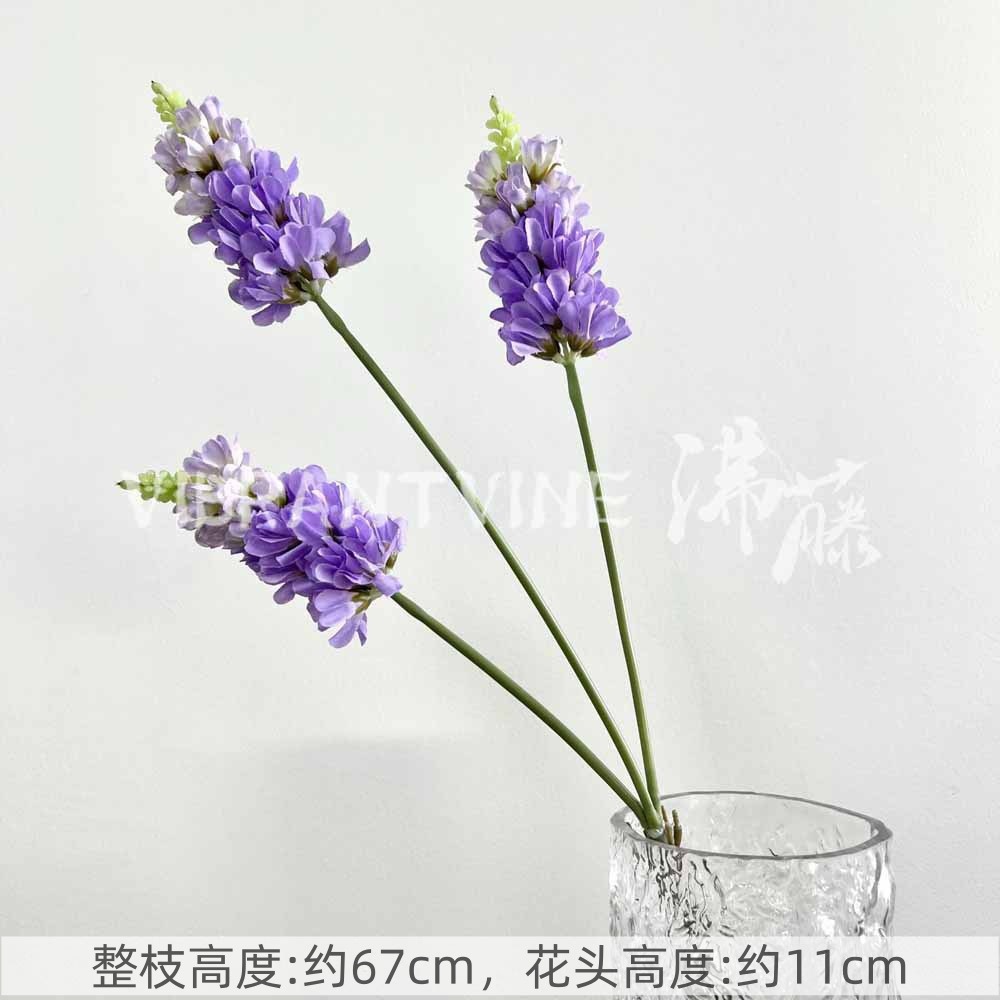 Púrpura de la boda flor artificial salón de bodas Camino de plomo techo arreglo floral Hotel Bienvenido arco piso decorativo flor artificial