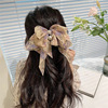 Hairgrip from pearl with bow, hair accessory, fashionable hairpins with tassels, Korean style, wholesale