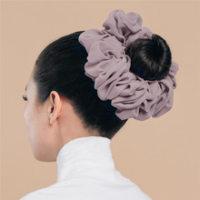 大尺寸雪纺大肠发圈scrunchies59色现货跨境专供女士头花头巾配饰