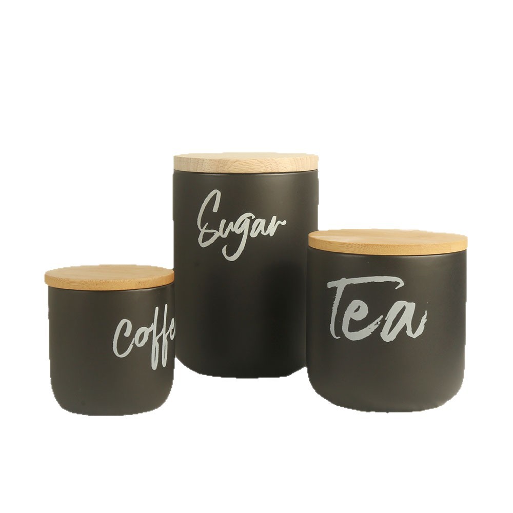 Bolsas de café al por mayor transfronterizas, bolsas de té, granos de café, cajas de almacenamiento de cerámica, tanques de sellado de cerámica