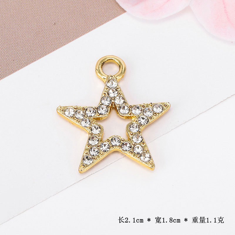 Hollow five-pointed star gold