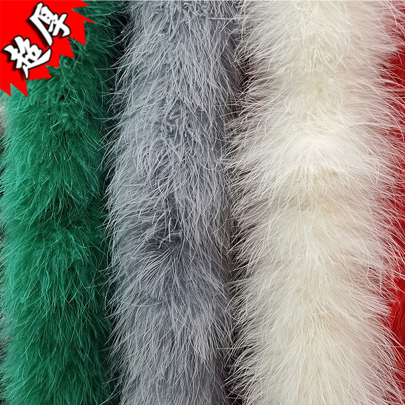 2meter Fur ribbon trim for DIY Sewing dresses hat  headdress fans bag accessories wool top decoration strip clothing textiles feather shawl