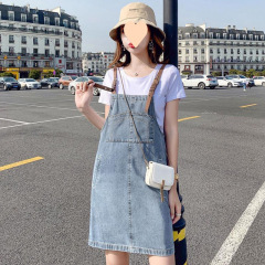 牛仔背带裙女装夏装2025年新款洋气减龄百搭显瘦时尚吊带连衣裙子